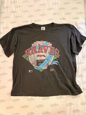 Braves Graphic Short Sleeve Tee - Black